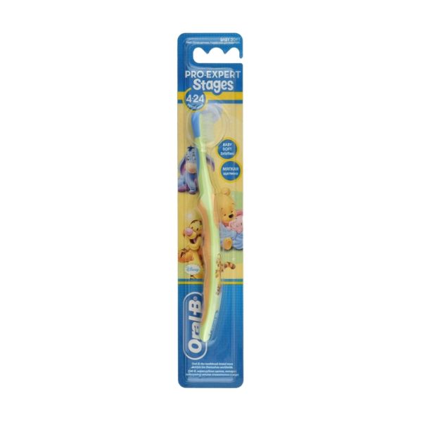 مسواک کودک 4 تا 24 ماه Pro Expert Stages اورال بی Oral-B