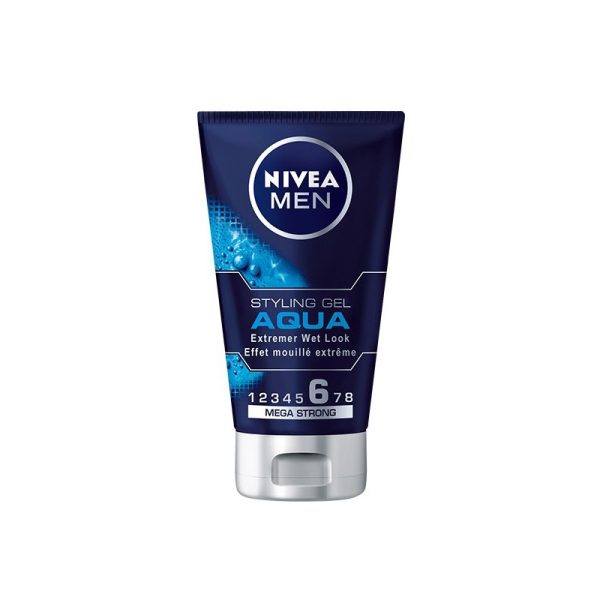 ژل مو آکوا با ظاهر خیس و براق میلی نیوآ nivea