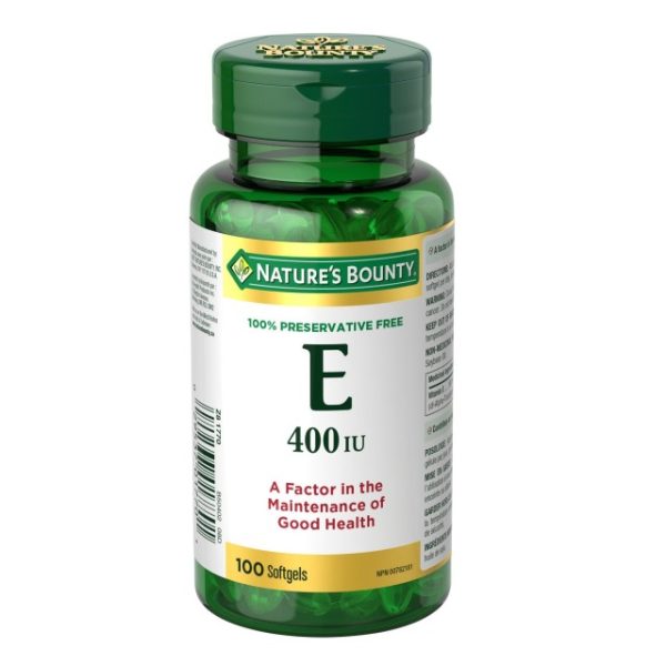 قرص ویتامین E 400iu نیچر بونتی (100 عددی)