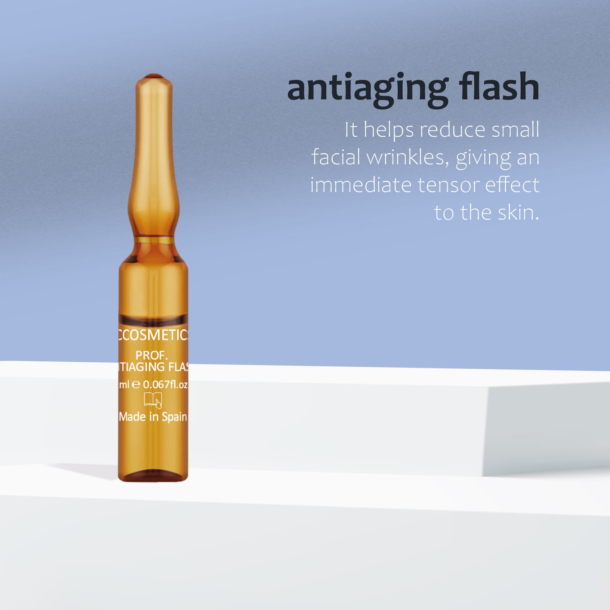 آمپول سرم  antiaging flash ام سی کازمتیک 