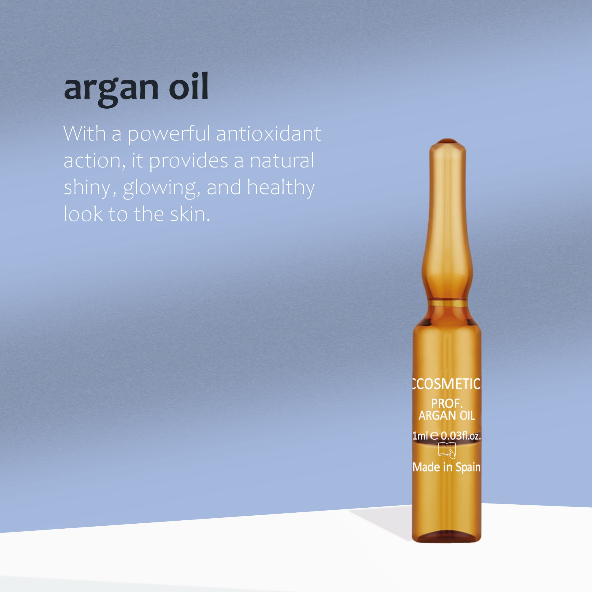 آمپول سرم روغنی آرگان اویل argan oil ام سی کازمتیک 