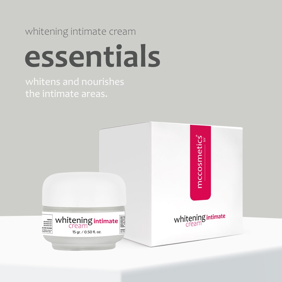 کرم روشن کننده نواحی حساس اینتیمیت whitening intimate cream برند ام سی کازمتیک mccosmetic