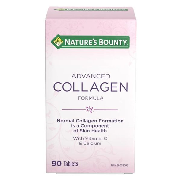 قرص کلاژن Nature's Bounty Advanced Collagen Skin Care نیچرز بونتی (90 عددی)