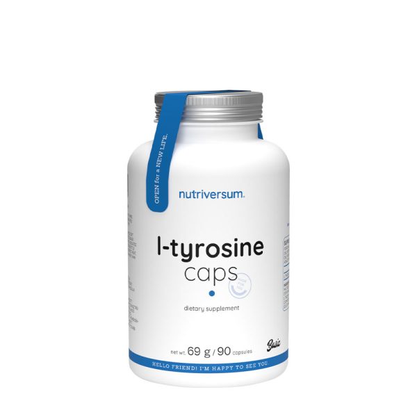 کپسول ضد استرس ال-تیروزین Nutriversum L-Tyrosine 550mg (90 عددی)