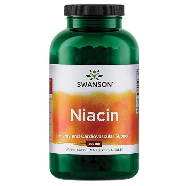 کپسول ویتامین Swanson Niacin B3 500mg سوانسون (250 عددی)