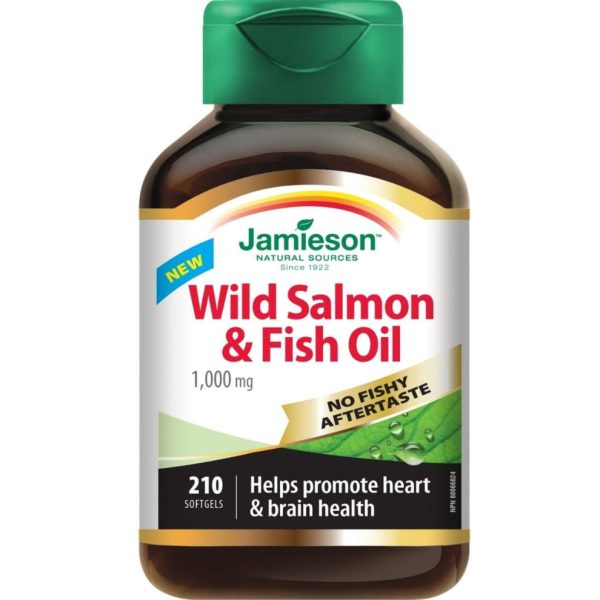 سافت ژل امگا Wild Salmon & Fish Oil Omega-3 جیمیسون (210 عددی)