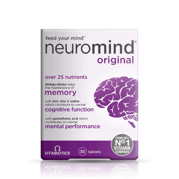 قرص تقویت حافظه و مغز Vitabiotics Neuromind Original ویتابیوتیکس (30 عددی)