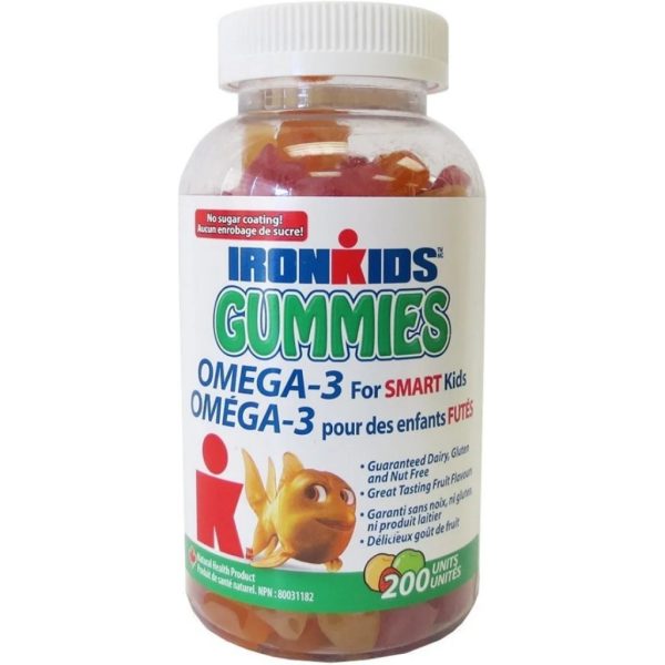 پاستیل کودک امگا IRONKIDS Gummies Omega 3 (200 عددی)