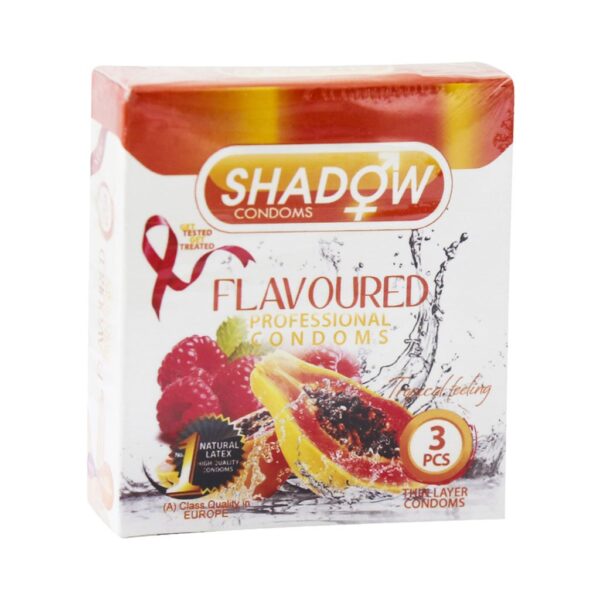 کاندوم شادو مدل Flavoured  بسته 3 عدد