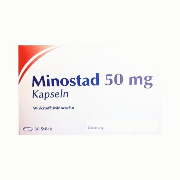 کپسول درمان جوش ماینوسایکلین مینوستاد Minocycline Minostad 50mg (30 عددی)