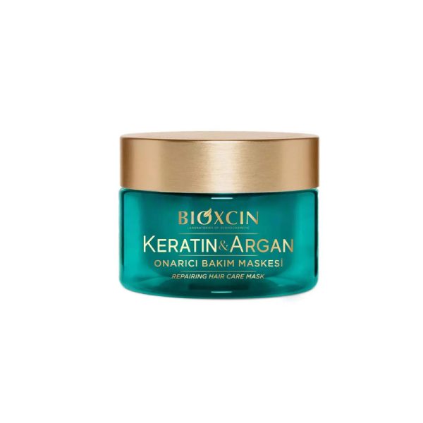 ماسک مو کاسه ای بیوکسین Bioxcin برای موی خشک حاوی آرگان و کراتین حجم 225 میل
