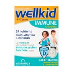 قرص تقویت سیستم ایمنی بدن کودک Wellkid Immune ویتابیوتیکس (30 عددی)