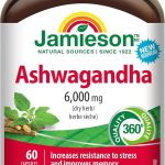 قرص آشواگاندا جیمیسون 6000 میلی | Ashwagandha Jamieson 6000 mg