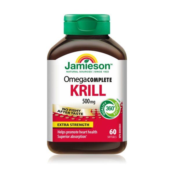 سافت ژل امگا 3 Jamieson Omega Krill+ Oil جیمیسون  (60 عددی)