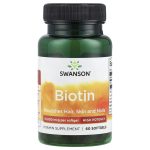 سافت ژل بیوتین Swanson Biotin 10.000mcg سوانسون (100 عددی)