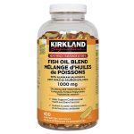 سافت ژل فیش اویل ترکیبی Kirkland Wild Fish Oil Blend with Alaskan Salmon Oil کرکلند (400 عددی)