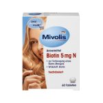 قرص بیوتین میولیس Mivolis 5000mcg (60 عددی)