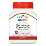 قرص تقویتی مفاصل گلوکوزامین Glucosamine Relief 1.000mg قرن 21 (60 عددی)