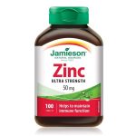 قرص زینک گلوکونات Jamieson Zinc 50mg جیمیسون  (100 عددی)