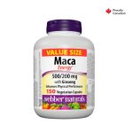 قرص ماکا Webber Naturals MACA Energy with Ginseng وبر نچرالز (150 عددی)