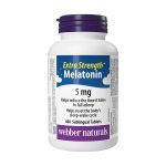 قرص ملاتونین Webber Naturals Melatonin 5mg وبر نچرالز (400 عددی)