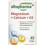 قرص منیزیم 250mg + کلسیم 500mg آلتافارما (45 عددی)
