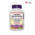 قرص مکمل آنزیم طیف کامل Webber Naturals Complete Enzymes Digestives وبر نچرالز (150 عددی)