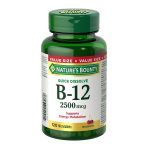 قرص ویتامین B12 2500mcg نیچرز بونتی (120 عددی)