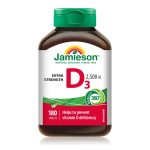 قرص ویتامین Jamieson D3 2500iu جیمیسون (180 عددی)