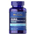 قرص گابا آمینو بوتیریک اسید GABA 750mg پوریتان پراید (90 عددی)