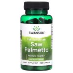 کپسول عصاره ساوپالمتو Swanson Saw Palmetto 540mg سوانسون (100 عددی)