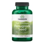 کپسول عصاره شنبلیله با طیف کامل کاهش قند دیابت نوع 2 Swanson Full Spectrum Fenugreek Seed سوانسون (90 عددی)