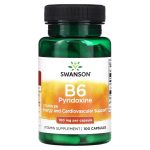 کپسول ویتامین Swanson B6 100mg سوانسون (100 عددی)