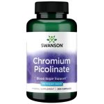 کپسول کروم پیکولینات Swanson Chromium Picolinate 200mcg سوانسون (200 عددی)